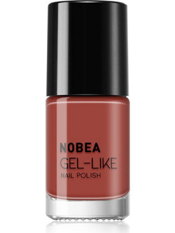 Nobea Day to Day Gel Like Fired Brick N15 Gloss Βερνίκι Νυχιών Μακράς Διαρκείας 6ml