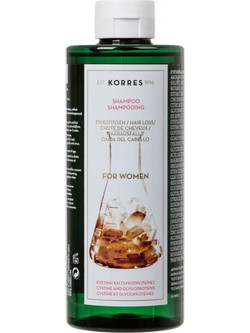 Korres Κυστίνη & Γλυκοπρωτεΐνες Women's Σαμπουάν κατά της Τριχόπτωσης 400ml