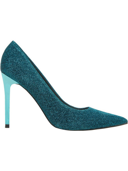 Nine West Γόβες με Τακούνι Στιλέτο & Στρας Πετρόλ FRESH2-05-424
