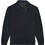 Double Jersey Ανδρική Μπλούζα Polo Μακρυμάνικη Navy Μπλε PS-3003