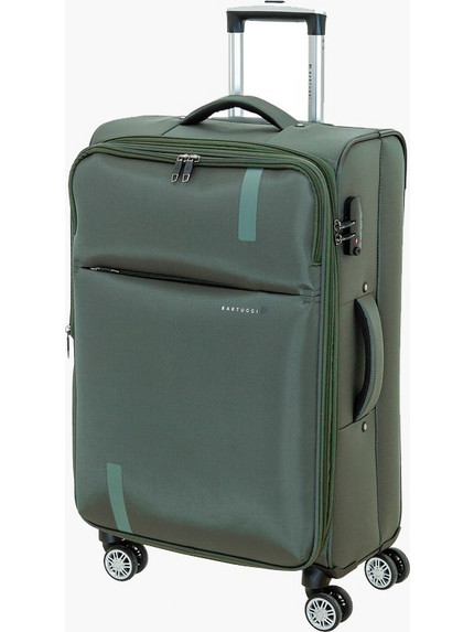 Bartuggi 724-2360.60 Βαλίτσα Μεσαία 67x42x28cm με 4 Ρόδες Χακί