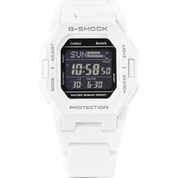 Casio Ψηφιακό Ανδρικό Ρολόι Χρονογράφος με Λευκό Καουτσούκ Λουράκι GD-B500-7ER