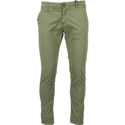 Explorer Ανδρικό Παντελόνι Chino Ελαστικό Κανονική Εφαρμογή Χακί 2421108-007