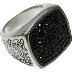 Silverline Γυναικείο Δαχτυλίδι Σεβαλιέ από Ατσάλι με Swarovski 0430630902