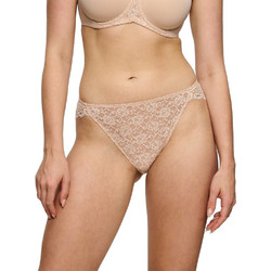 Triumph Amourette Ψηλόμεσο Γυναικείο Slip με Δαντέλα Μπεζ 10219109-0026