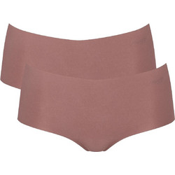 Sloggi Zero Modal 2.0 Γυναικεία Μποξεράκια Χωρίς Ραφές Nude 2Pack 10214679