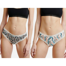 Walk Γυναικεία Brazil με Δαντέλα Μπεζ 2Pack W2014-42