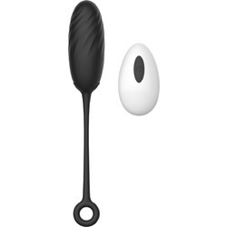 Guilty Toys Pearl Love Egg Δονητής Egg για Ζευγάρια με Τηλεχειριστήριο 8cm Μαύρος