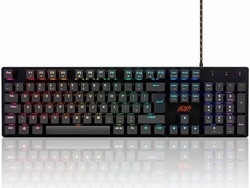 Adx Firefight Pro MK307 Μηχανικό Gaming Πληκτρολόγιο με Outemu Red Διακόπτες RGB Black