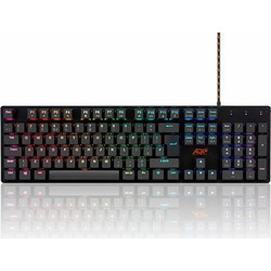 Adx Firefight Pro MK307 Μηχανικό Gaming Πληκτρολόγιο με Outemu Red Διακόπτες RGB Black