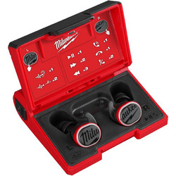 Milwaukee REDLITHIUM Ακουστικά Bluetooth In Ear Red