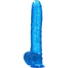 Toyz4lovers Golia Ρεαλιστικό Dildo με Βεντούζα & Όρχεις 41cm Μπλε