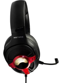 Meters Music M-LEVEL-UP Gaming Headset Over Ear Black Red