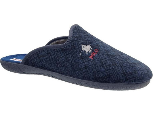 Adam's Χειμερινές Ανδρικές Παντόφλες Navy Μπλε 624-24521
