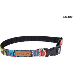 Amiplay Abstraction Κολάρο Σκύλου Πολύχρωμο 1x20-35cm