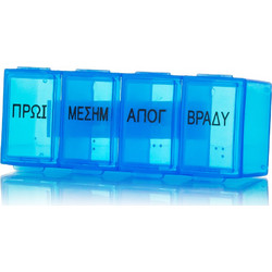 Medipills Θήκη Χαπιών 4 Θέσεων Μπλε
