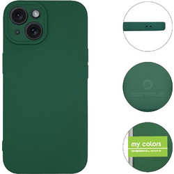 Sonique My Colors Silicone Back Cover Green (iPhone 15 Plus)