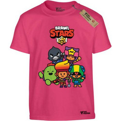 Takeposition Brawl Stars Παιδικό T-Shirt Κοντομάνικο Φούξια 806-4504B-21