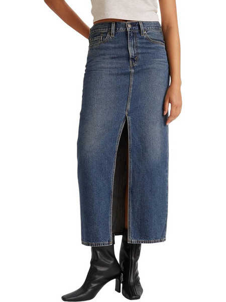 Levi's Μίντι Φούστα Τζιν Ψηλόμεση Pencil Μπλε A7512-0005