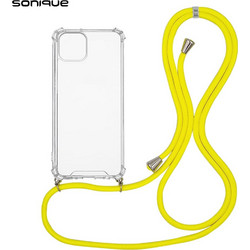 Sonique Armor Clear Back Cover Transparent / Yellow (iPhone 14 Plus)