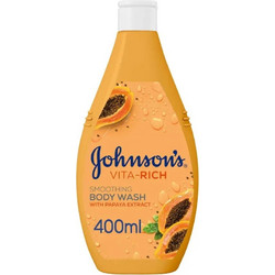 Johnson's Vita-Rich Papaya Αφρόλουτρο σε Gel 400ml