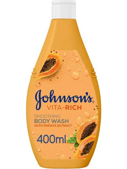 Johnson's Vita-Rich Papaya Αφρόλουτρο σε Gel 400ml
