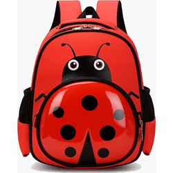 Bartuggi Ladybug Σχολική Τσάντα Πλάτης Νηπιαγωγείου Κόκκινη 718-110907