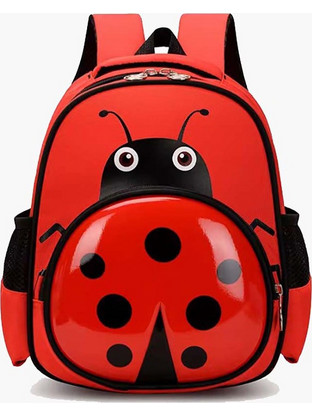 Bartuggi Ladybug Σχολική Τσάντα Πλάτης Νηπιαγωγείου Κόκκινη 718-110907
