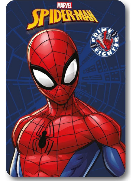 Dimcol Spider-Man 29 Κουβέρτα Κούνιας Fleece 100x140 Μπλε Κόκκινη