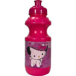 SunCe Hello Kitty Παιδικό Παγούρι Πλαστικό BPA Free Φούξια 330ml
