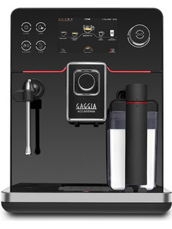 Gaggia New Accademia Glass RI9781/01 Αυτόματη Μηχανή Espresso 1900W 15bar με Μύλο