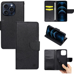 Sonique Trend Wallet Black (iPhone 15 Pro)