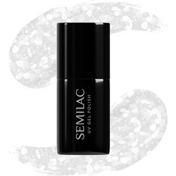 Semilac 490 Ice Crushed Glitter Ημιμόνιμο Βερνίκι Νυχιών 7ml