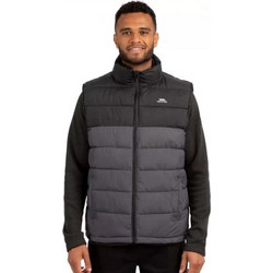 Trespass Oskar Αμάνικο Ανδρικό Μπουφάν Puffer Ανθρακί MAJKGITR0005-BLK