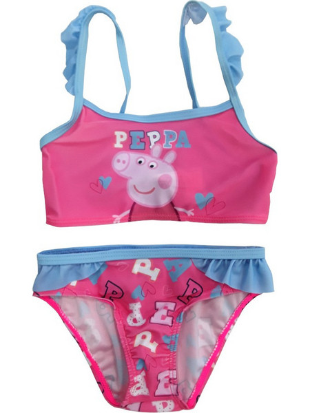 E Plus M Peppa Παιδικό Μαγιό Bikini Set για Κορίτσι Φούξια Γαλάζιο 808-0168
