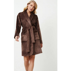 Aruelle Γυναικεία Ρόμπα Χειμωνιάτικη Fleece Σοκολατί 20032