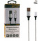 NSP NSC01 Braided Magnetic USB-A to Lightning Cable 1m White 5205308228551