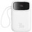Baseus QPow 2 Power Bank 10000mAh 30W με Θύρα USB-A & 2 Θύρες USB-C Quick Charge 3.0 & Power Delivery White