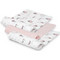 Interbaby Πάνες Αγκαλιάς Ροζ Λευκές 70x55cm 3τμχ Interbaby Πάνες Αγκαλιάς Ροζ Λευκές 70x55cm 3τμχ