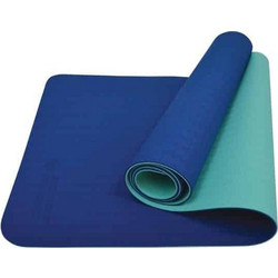 Schildkrot Στρώμα Γυμναστικής Yoga / Pilates Μπλε με Ιμάντα Μεταφοράς 180x61x0.4cm