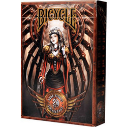 Bicycle Anne Stokes Steampunk Τράπουλα Πλαστικοποιημένη Μπορντό 1029810