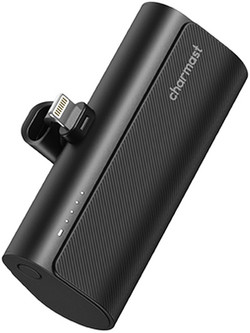 Charmast PlugOn-L Power Bank 5000mAh 20W Power Delivery Black