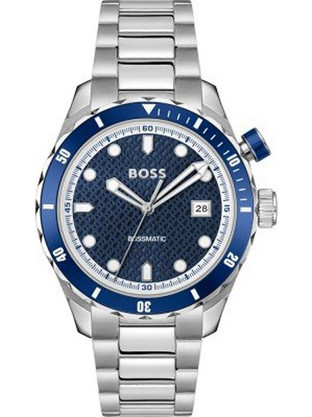Hugo Boss Bossmatic Ανδρικό Ρολόι Αυτόματο με Ασημί Μεταλλικό Μπρασελέ 1514177