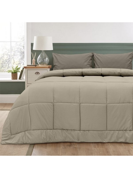 Lino Home Πάπλωμα Υπέρδιπλο 220x240 Colcha Μπεζ