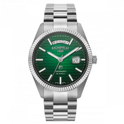 Roamer Primeline Ανδρικό Ρολόι Αυτόματο με Ασημί Μεταλλικό Μπρασελέ 981666417550