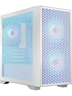 Logic Dart Pro White Gaming Mini Tower Κουτί Υπολογιστή RGB με Πλαϊνό Παράθυρο