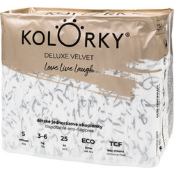 Kolorky Deluxe Velvet Love Live Laugh Πάνες 3-6kg 25τμχ
