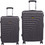 CAT Rockford 84683-01 Σετ Βαλίτσες 2τμχ Μεγάλη & Μεσαία Μαύρες