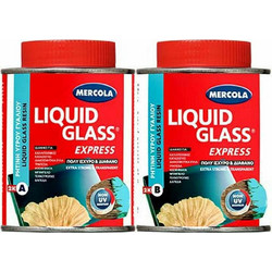Mercola Liquid Glass Express 1903 Ρητίνη Υγρού Γυαλιού 2 Συστατικών 285gr