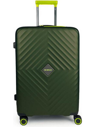 BG Berlin Cube BG003/14 Βαλίτσα Μεσαία 65.5x45.5x26.5cm με 4 Ρόδες Πράσινη